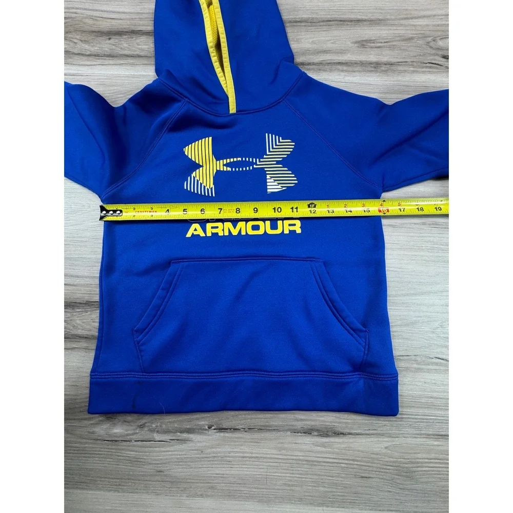 Under Armour Kids Royal Blue ColdGear Hoodie Youth Size YSM‎